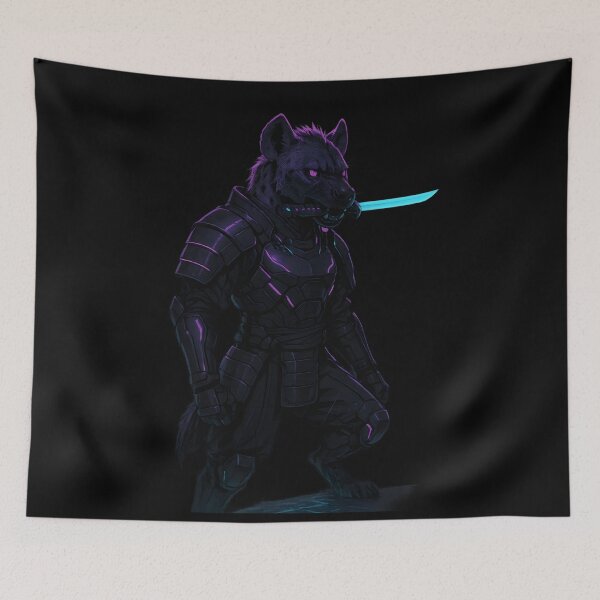Item preview, Cyber Hyena Samurai designed and sold by Uglyandcute.