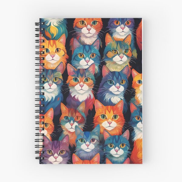 Item preview, Cat Colorfull Pattern Design Illustration designed and sold by Erlin Rudho.