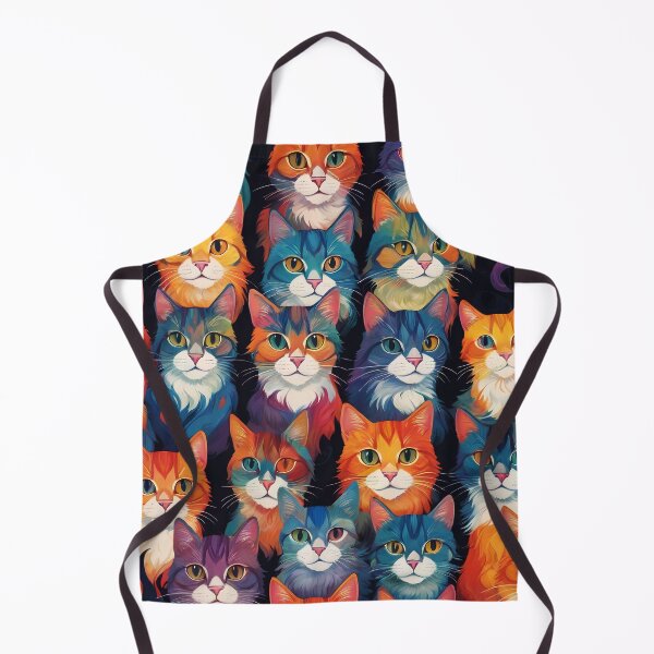 Item preview, Cat Colorfull Pattern Design Illustration designed and sold by Erlin Rudho.