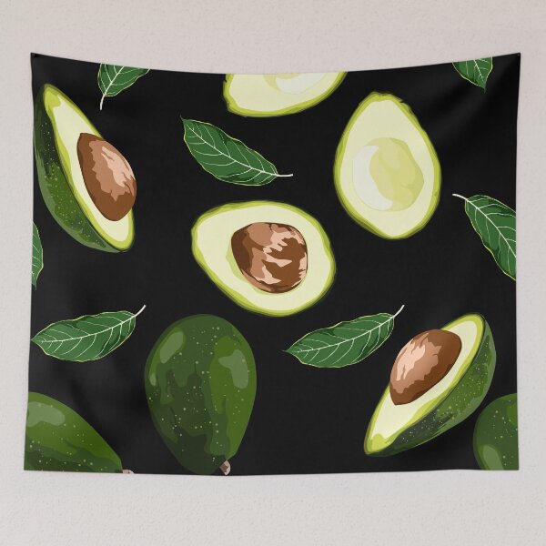 Item preview, Avocado seamless pattern for print, fabric and organic, vegan, raw products packaging. Texture for eco and healthy food.  designed and sold by MatyKotiv.