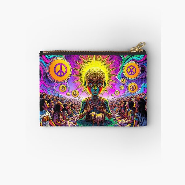 Item preview, Machine God Cult – Vintage 60s Psychedelic AI Hippie Art designed and sold by Mark Fischer.