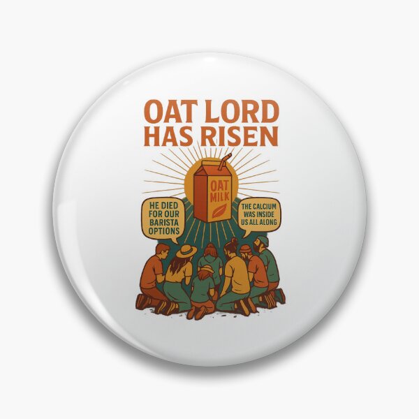 Artikelvorschau, Oat Lord Has Risen – Veganes Kult-Parodie-Shirt entworfen und verkauft von curiouschimp.