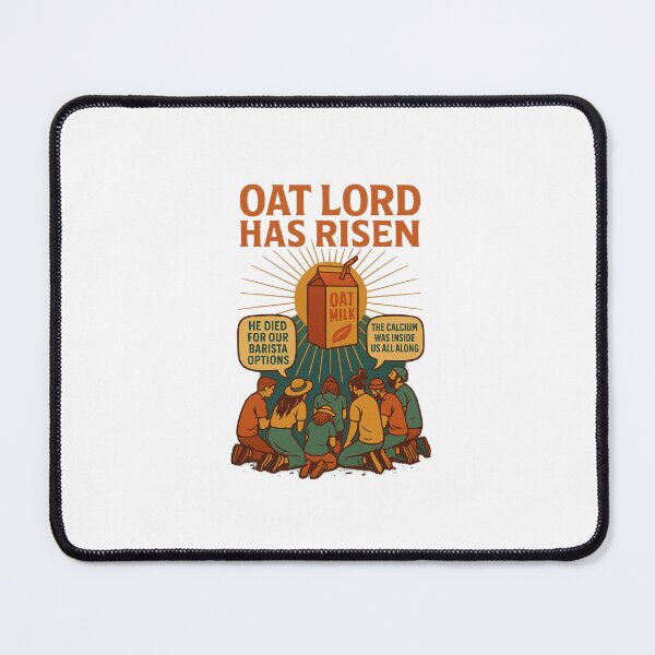 Artikelvorschau, Oat Lord Has Risen – Veganes Kult-Parodie-Shirt entworfen und verkauft von curiouschimp.