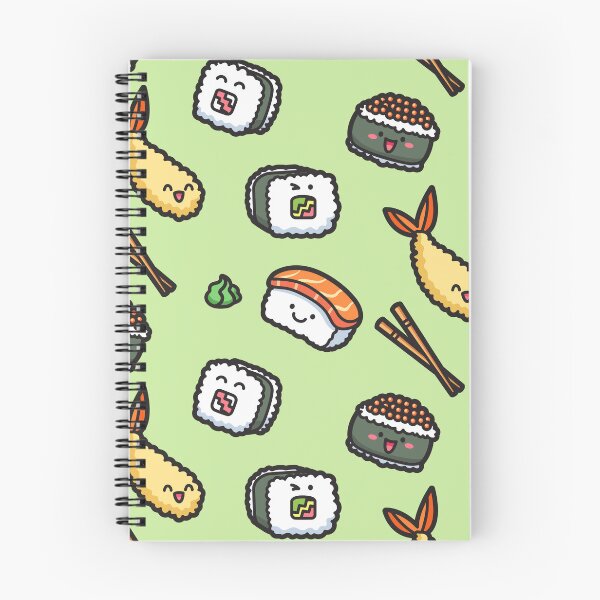 Aperçu de l'œuvre Motif de sushi mignon créée et vendue par AntiPops.