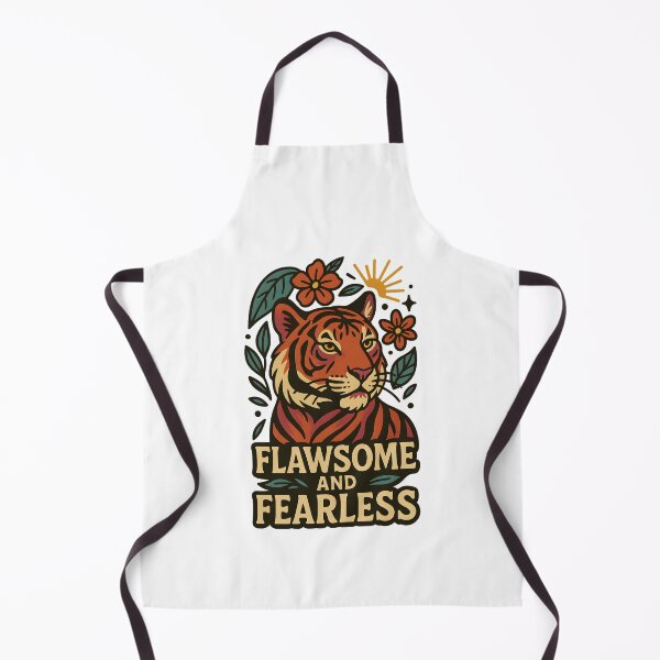 Item preview, Empowered Tiger in Abstract Jungle designed and sold by inkNext.