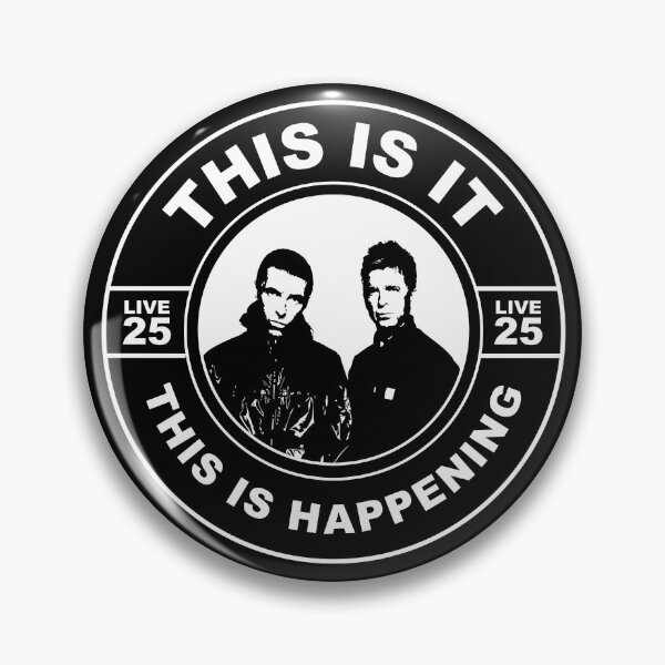 Item preview, OASIS LIVE 25 THIS IS IT EMBLEM designed and sold by darrenmass.