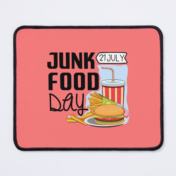 Item preview, 21 July Junk Food Day - Wacky Holidays designed and sold by ChemicalXShop.