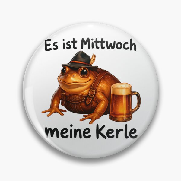 Item preview, Es ist Mittwoch meine Kerle Meme Frog designed and sold by Retr0Tshirts.