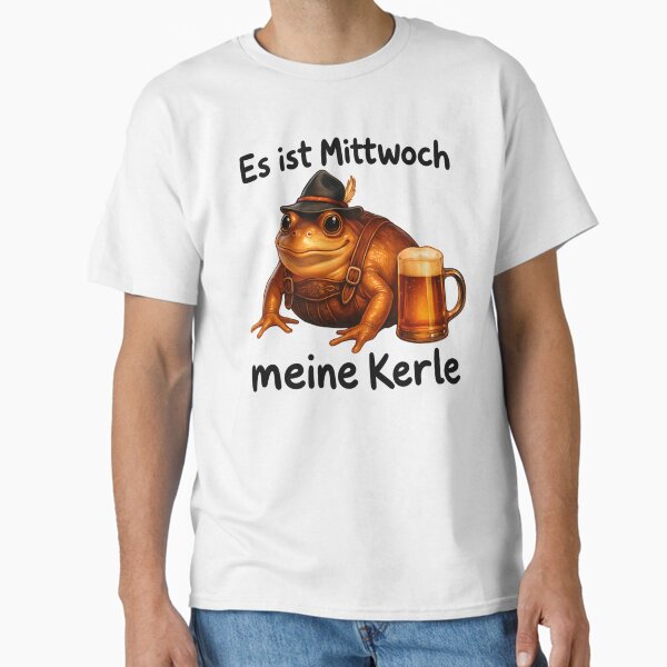 Item preview, Es ist Mittwoch meine Kerle Meme Frog designed and sold by Retr0Tshirts.
