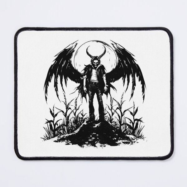 Item preview, Demon Fallen Angel Death Beelzebub Cornfield Halloween designed and sold by inkoutninja.