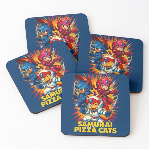 Item preview, Samurai Pizza Cats Retro Anime HD designed and sold by Retr0Tshirts.