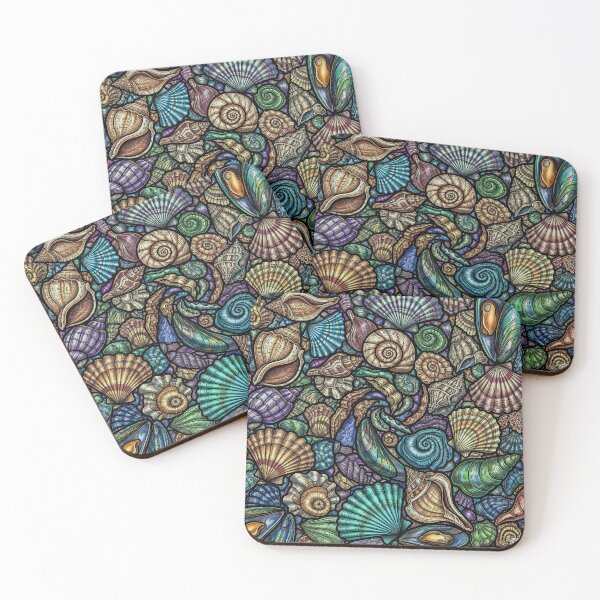 Item preview, Intricate Seashells designed and sold by likbatonboot.