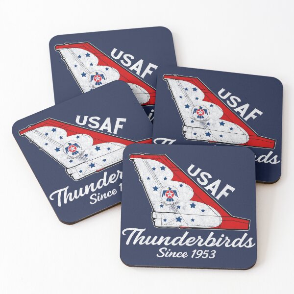 Item preview, USAF Thunderbirds Emblem F‑16 Formation Precision Aerobatics Design designed and sold by Reagan Towne.