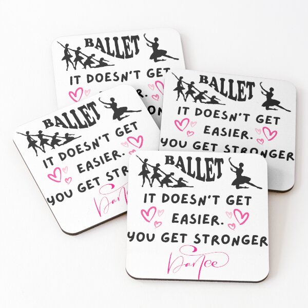 Item preview, Motivational ballet quote. Strong Hardwork designed and sold by Dance Vibes: Blingit Studios.