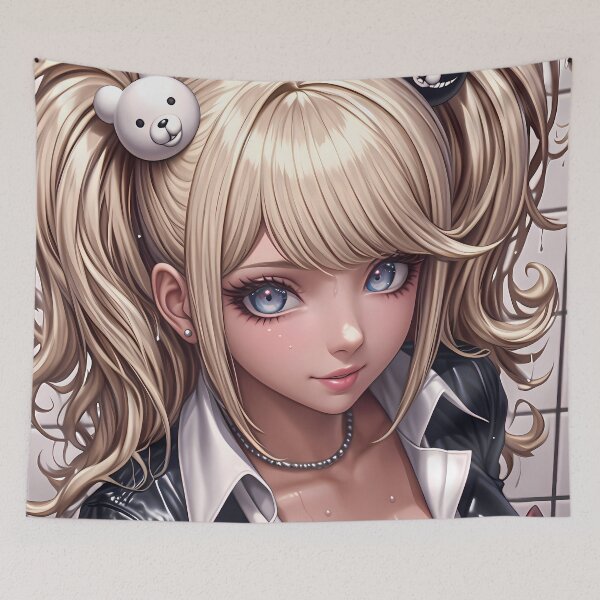 Item preview, Junko Enoshima Celestia Ludenberg Danganronpa Anime Gothic Maid Shower Charm designed and sold by rivettlihuiq.