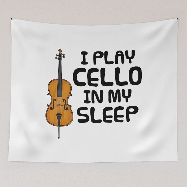 Item preview, I Play Cello In My Sleep, Cellist Funny designed and sold by doodlerob.