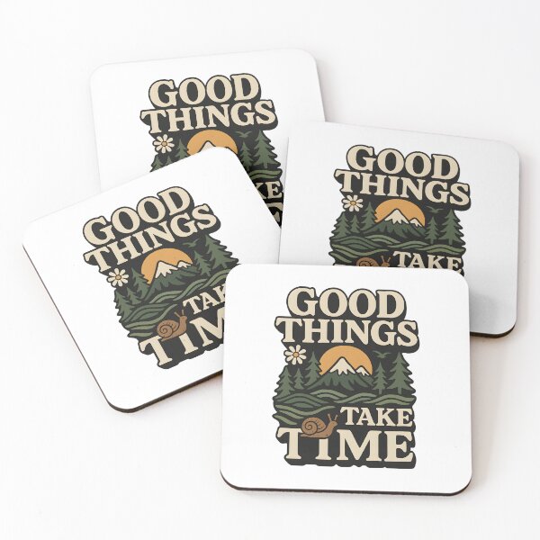 Item preview, Timeless Bloom - Good Things Take Time designed and sold by inkNext.