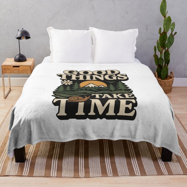 Item preview, Timeless Bloom - Good Things Take Time designed and sold by inkNext.