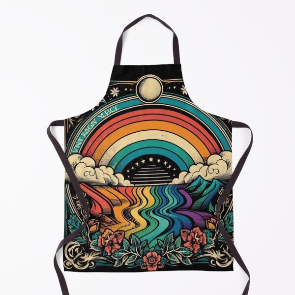 Item preview, "Retro Rainbow Pride Sunset – Vintage LGBTQ+ Art Design" designed and sold by KumarDesignLab.