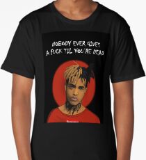 XXTENTACION NOBODY EVER GIVES A FUCK Long T-Shirt