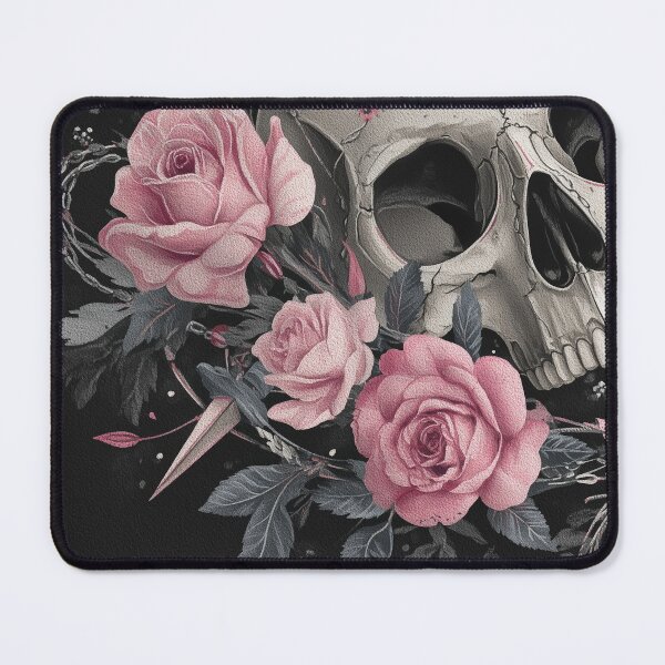 Item preview, Delicate Feminine Skull Adorned With Roses 2 designed and sold by Synthartik.