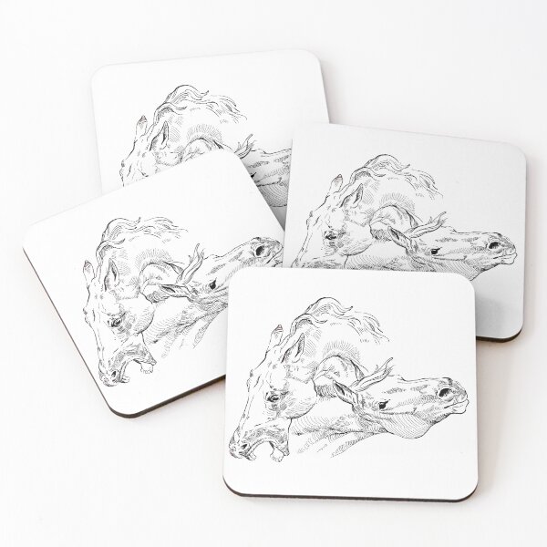 Item preview, horses designed and sold by ManyaArtShop.
