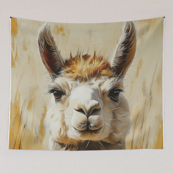 Item preview, Stunning Alpaca Painting for Home & Office designed and sold by LazyOwlStore.