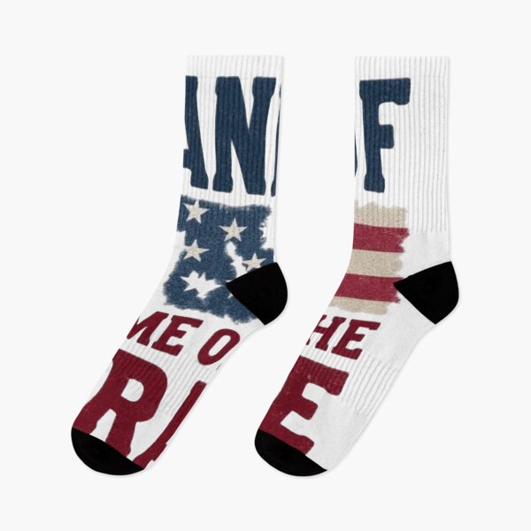 Item preview, Land of the Free Patriotic Typography Art designed and sold by Iuqiune.