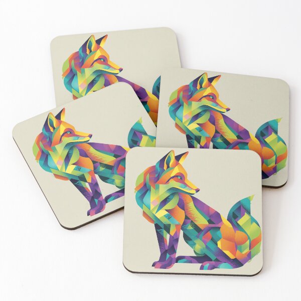 Item preview, Rainbow Poly Fox 2 designed and sold by Synthartik.