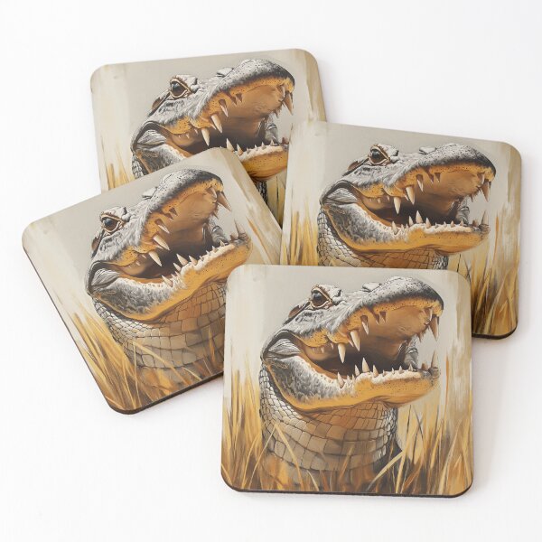 Item preview, Stunning Alligator Painting for Home & Office designed and sold by LazyOwlStore.