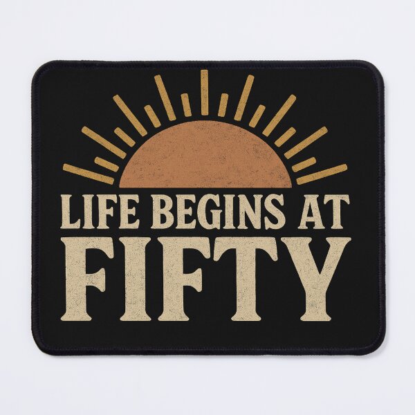 Item preview, Life begins at fifty. designed and sold by OlaNazimek.