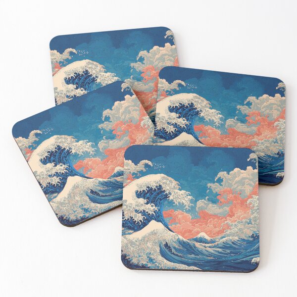 Item preview, Japanese Style Ocean Waves designed and sold by Synthartik.