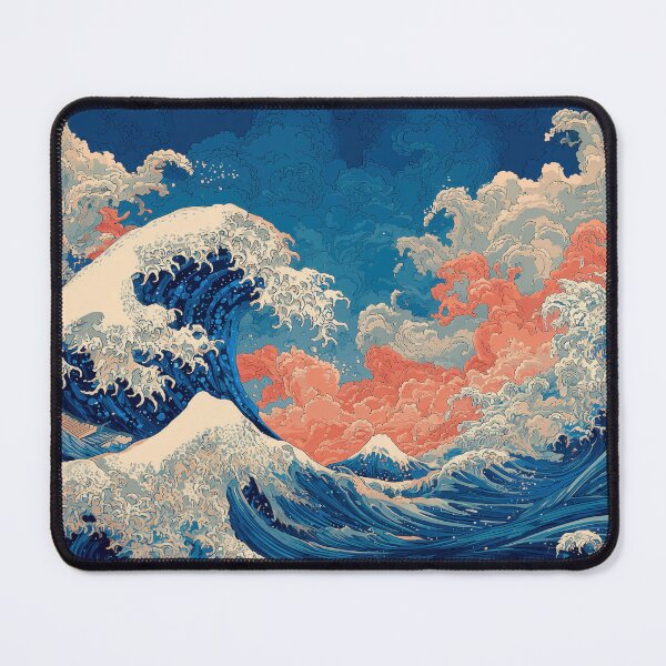 Item preview, Japanese Style Ocean Waves designed and sold by Synthartik.
