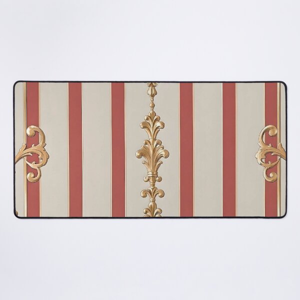 Item preview, Dusk Salmon & Alabaster Striped Baroque designed and sold by DesignsByPrnces.