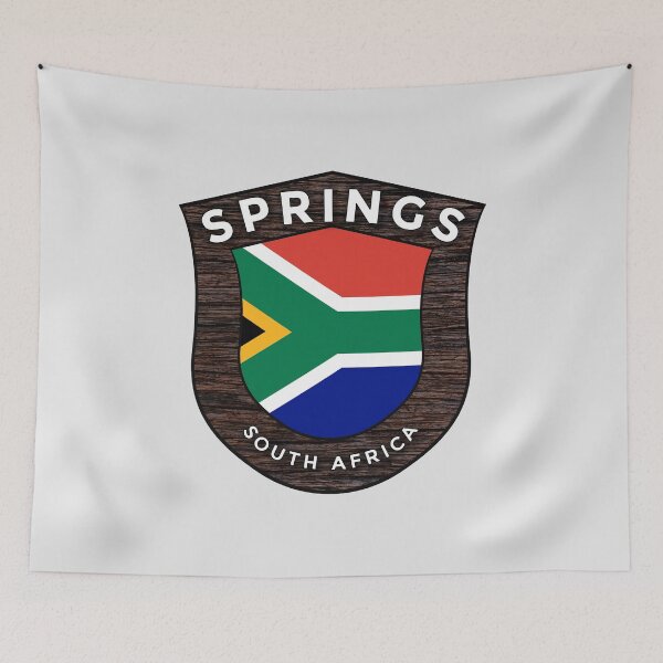 Item preview, Springs South Africa Emblem Flag designed and sold by World Designs.