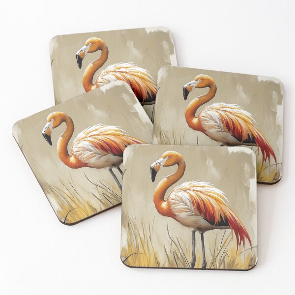 Item preview, Stunning Flamingo Painting for Home & Office designed and sold by LazyOwlStore.