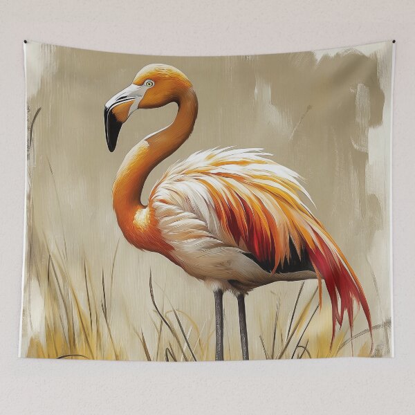 Item preview, Stunning Flamingo Painting for Home & Office designed and sold by LazyOwlStore.