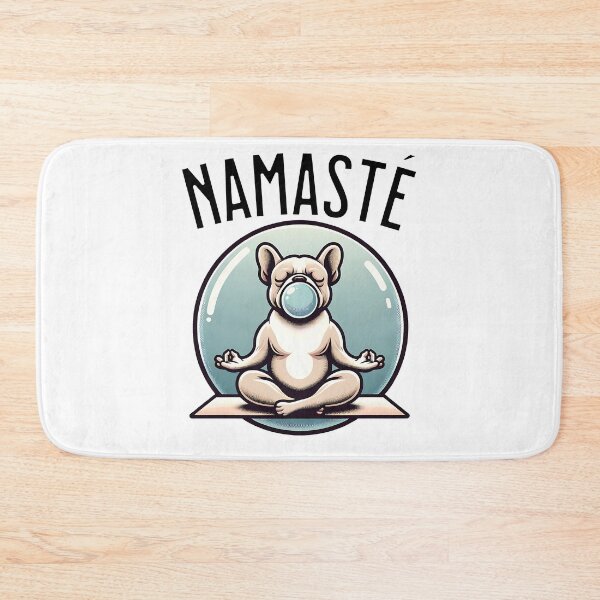Item preview, Meditating Pup with Bubble – Quirky Zen Yoga Dog Design designed and sold by Fragy72.
