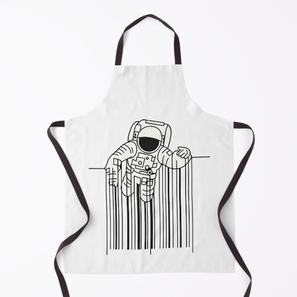 Item preview, Astronaut Floating in Space - Minimalist Black and White Space Explorer Art designed and sold by ArtfulWeave.