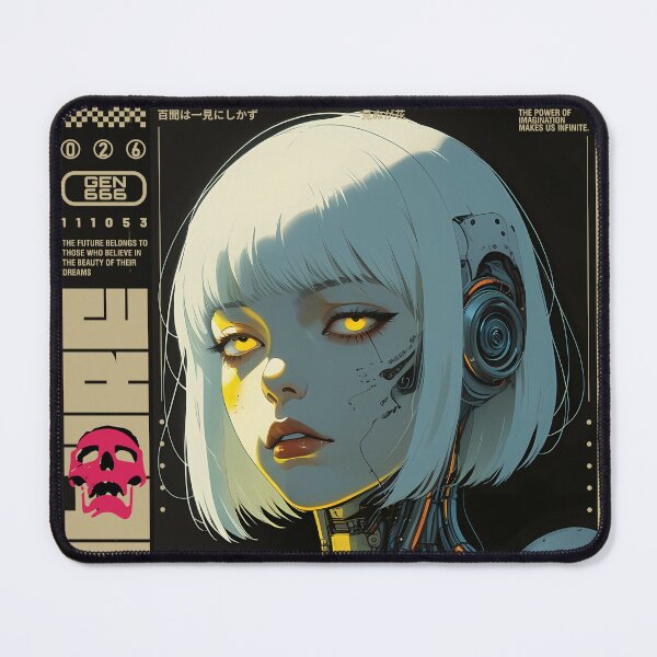 Item preview, cyborg girl 8 designed and sold by BOZGO.