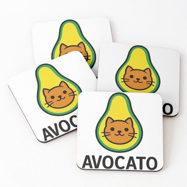 Item preview, Cute Avocado Cat Mashup – Funny Avocato Design designed and sold by ArtfulWeave.