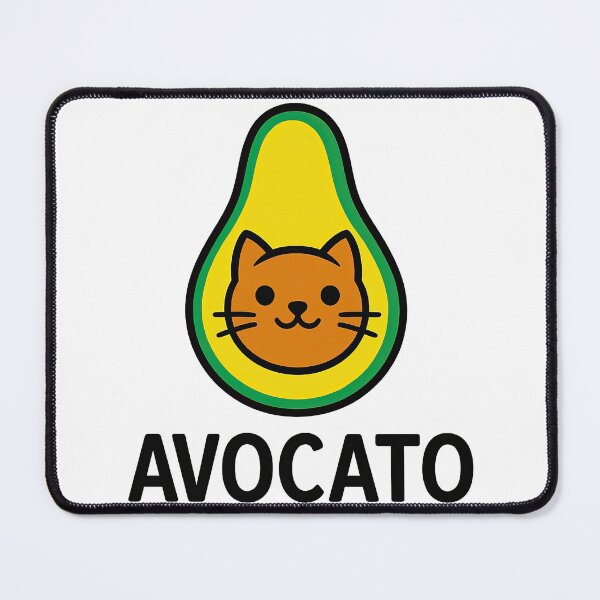 Item preview, Cute Avocado Cat Mashup – Funny Avocato Design designed and sold by ArtfulWeave.