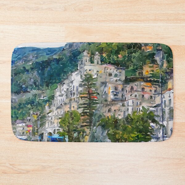 Item preview, Amalfi town , Campania, Italy water color painting designed and sold by Photopat.