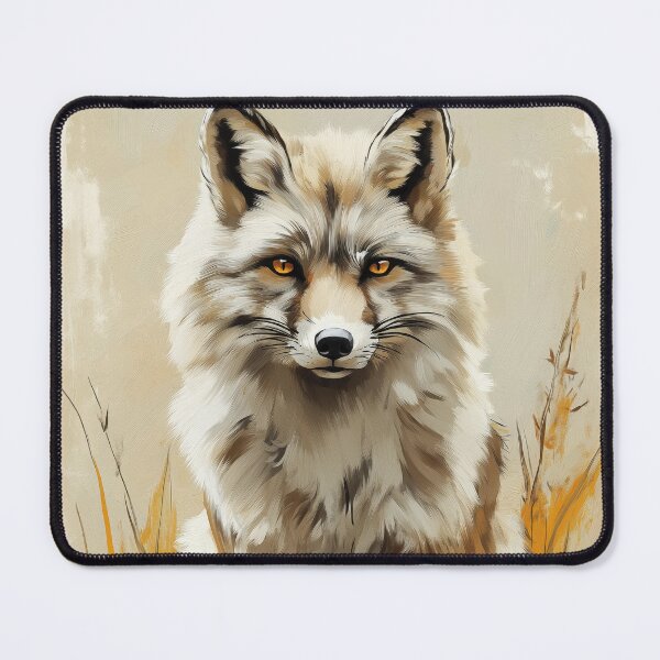 Item preview, Stunning Arctic Fox Painting for Home & Office designed and sold by LazyOwlStore.