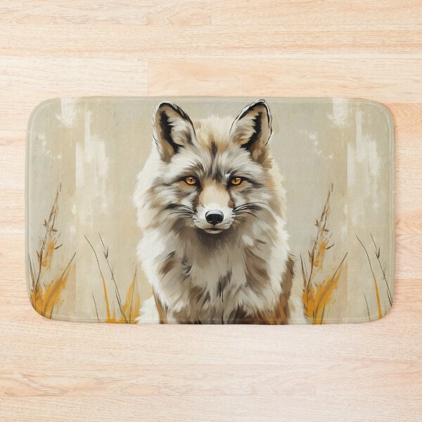 Item preview, Stunning Arctic Fox Painting for Home & Office designed and sold by LazyOwlStore.