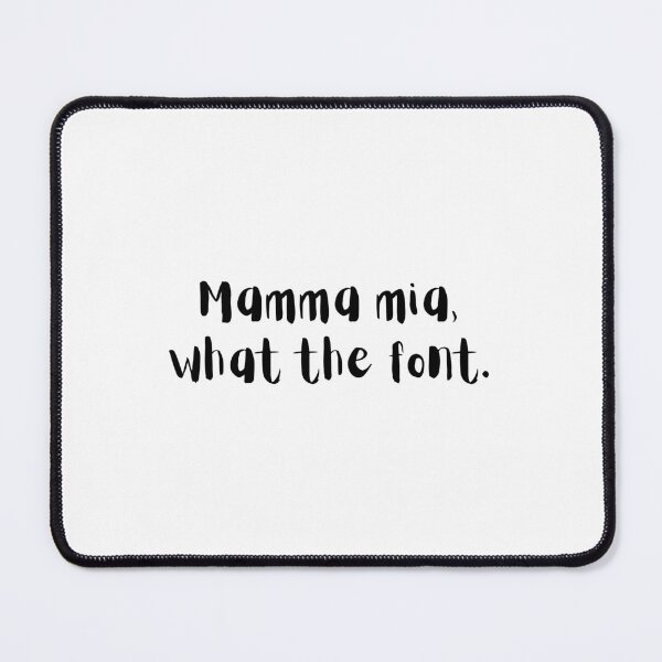 Item preview, Mamma Mia, What the Font – Italian Brain Rot Typography Chaos designed and sold by holaitssher.