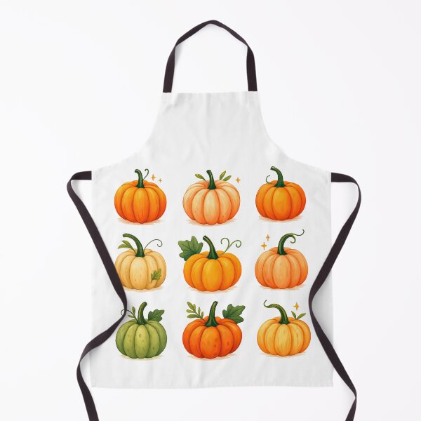 Item preview, Cute Pumpkins Watercolor Illustration Fall Autumn Harvest Design designed and sold by ArtfulWeave.