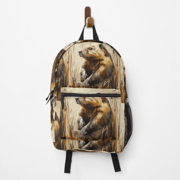 Item preview, Stunning Beaver Painting for Home & Office designed and sold by LazyOwlStore.