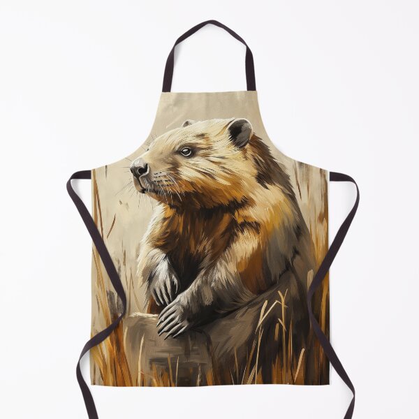 Item preview, Stunning Beaver Painting for Home & Office designed and sold by LazyOwlStore.