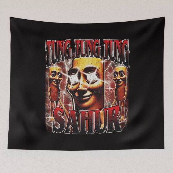 Item preview, Tung Tung Tung Sahur Funny Meme  designed and sold by Adriana-PA.